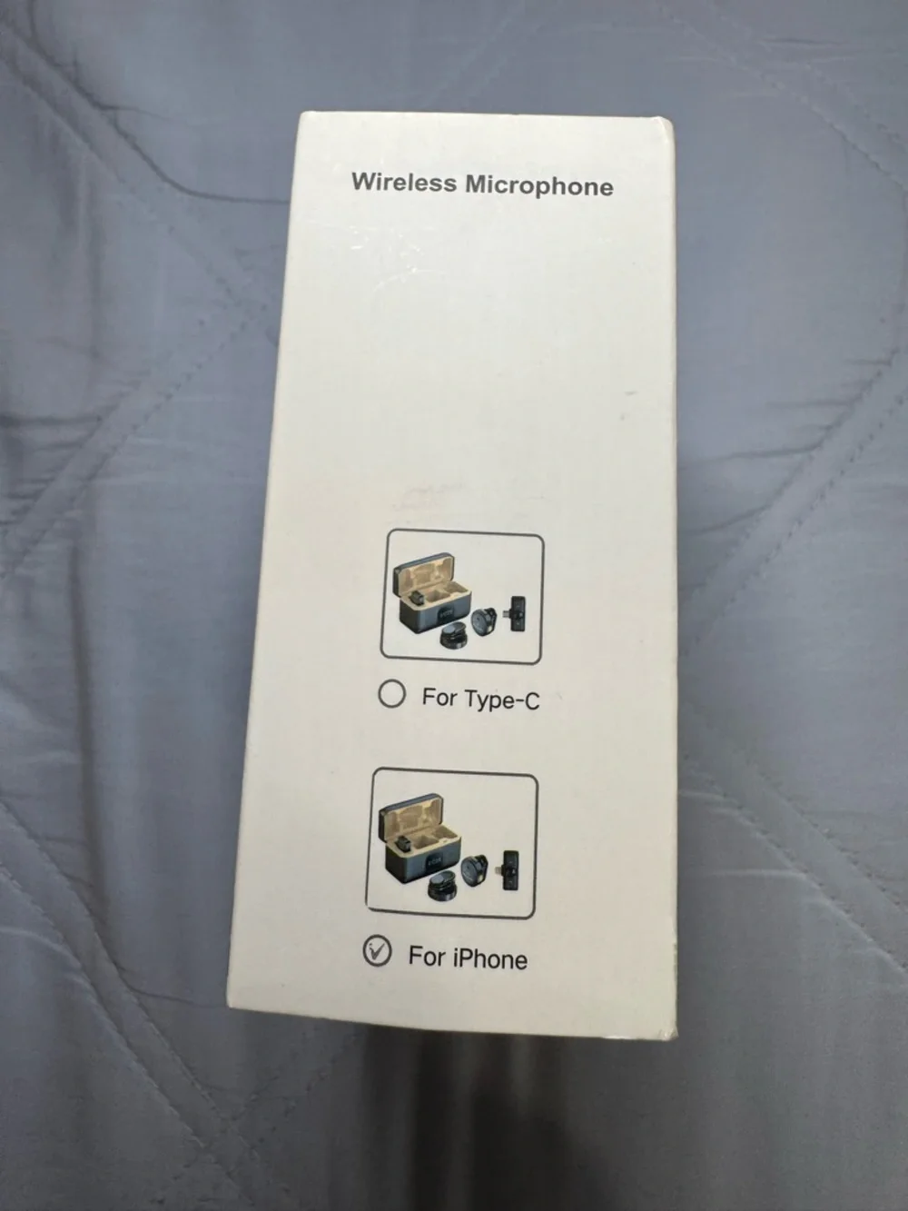 Wireless Lavalier Microphone for iPhone | Dual Mic 2.4G | New in Box